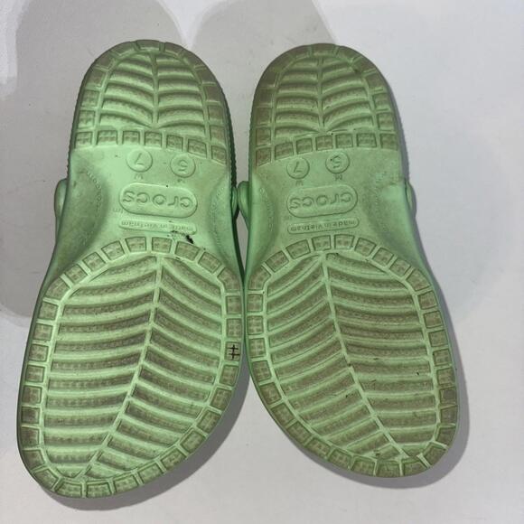 Crocs Classic Clog Sandals Green Unisex Waterproof Gorpcore Shoes Slippers M5 W7 - Picture 4 of 9